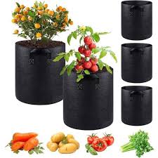 UltraGrow 15 Gallon Fabric Grow Bag Best for Large Vegetables, Bushy Plants & Dwarf Fruit Trees