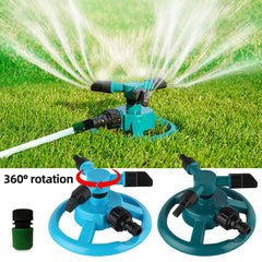 Buy 360 Degree Rotating Garden Sprinkler in Pakistan Efficient Lawn Watering (Blue)