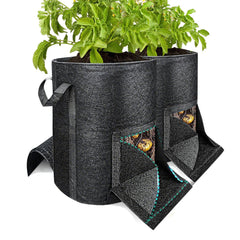 Smart Root Grow Bag with Harvest Window Ideal for Potatoes, Carrots & Root Vegetables