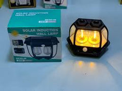Solar Induction Wall Lamp with 2 Bulbs HW 669-2W (28W | 1200mAh) Outdoor Motion Sensor Light