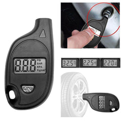 Tire Pressure Checking Keychain Mini Air Pressure Gauge for Car & Bike Tires