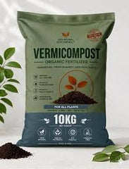 Vermicompost Plant Food 10kg Bag (Organic, Nutrient-Rich Fertilizer)