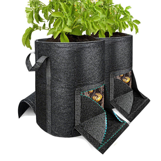 Smart Root Grow Bag with Harvest Window  Ideal for Potatoes, Carrots & Root Vegetables