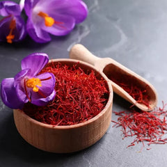 Kashmiri Saffron 10 Bulbs  Rich Flavor & Deep Red Stigmas