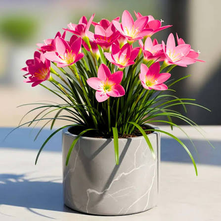 Rain Lily Hybrid Lotus Seed Bulb – Elegant Pink Blooming Rain Lily