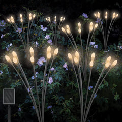 Solar Light  Energy-Saving, Bright & Weather-Resistant Outdoor Lighting (Crystal Flowers Design)