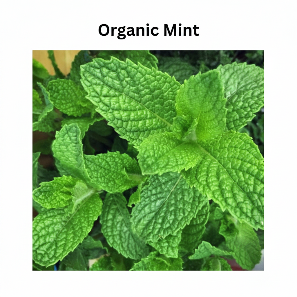 Organic Podina (Mint) Seeds  Chemical-Free Herb for Home Gardening